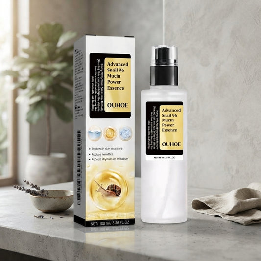OUHOE Snail 96 Collagen Power Essence, Repair Skin Barrier Moisturizing And Fading Dark Spots Snail Essence