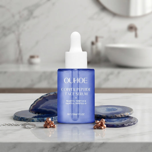 OUHOE Copper Peptide Facial Essence, Hydrates, Nourishes, Nourishes, And Smoothen Facial Skin