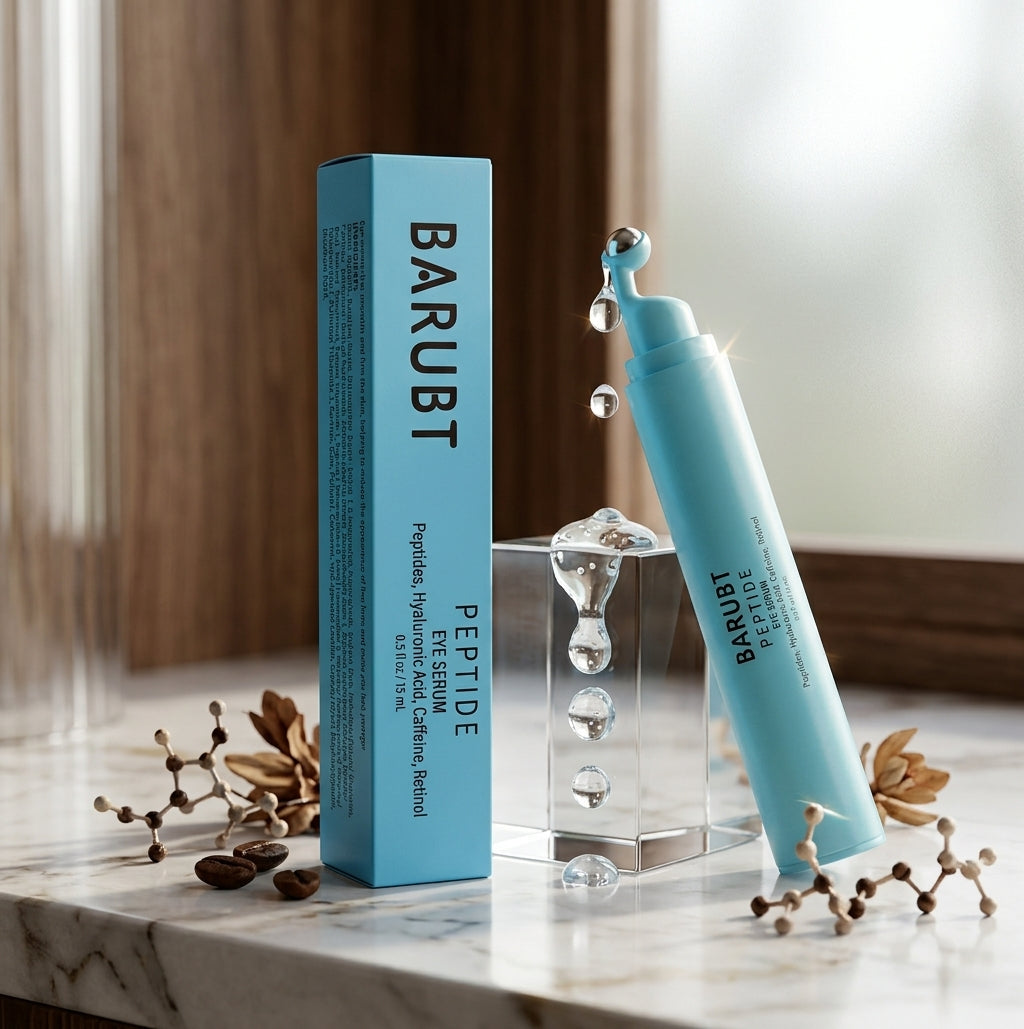 Hydrating Eye Serum – Nourishes & Massages Delicate Eye Area, Smooths Skin with Peptides