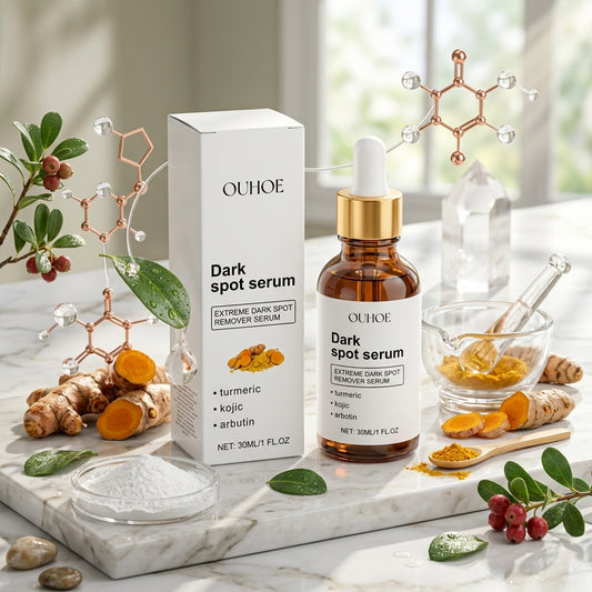 OUHOE Dark Spot Serum, Hydrating Moist Firming Facial Skin Repair Skin Dark Bright Skin Care Essence